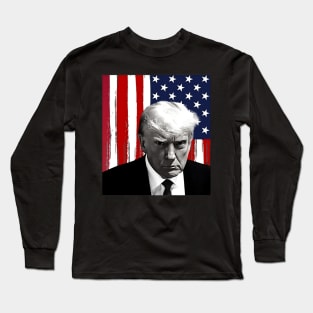 Trump Mugshot Long Sleeve T-Shirt